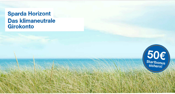 Aktion: Jetzt zum Sparda Horizont Konto wechseln und 50 Euro Prämie sichern!