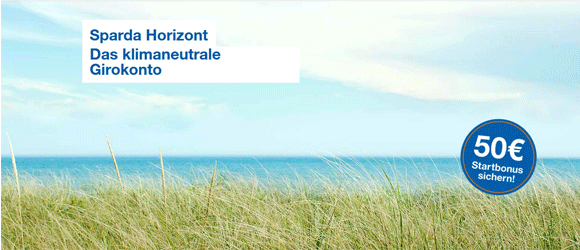 Aktion: 50 Euro Prämie auf Ihr neues Sparda Horizont Konto!