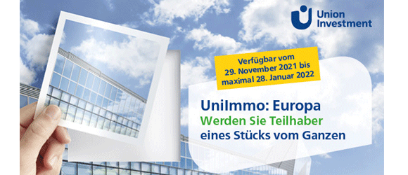 Moderne und zeitgemäße Geldanlage: UniImmo: Europa