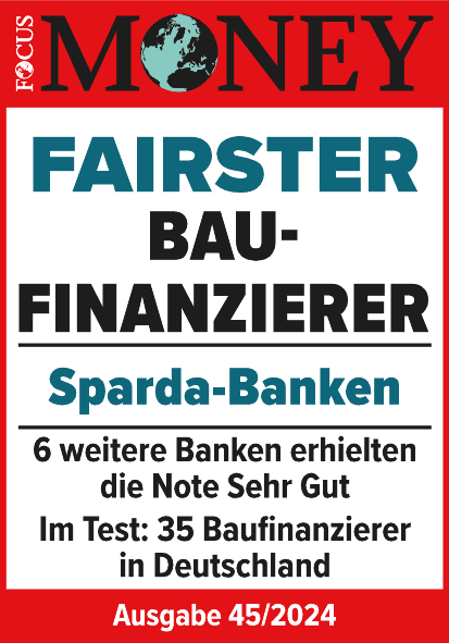Fairster Baufinanzierer Faire Baufinanzierung bei der Sparda-Bank laut Focus Money Studie 2020